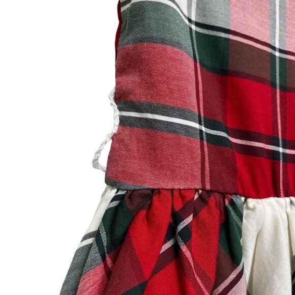 CARTERS Red Plaid Holiday Dress 2T Toddler Girls Christmas Special Occasion Cott - Picture 6 of 9